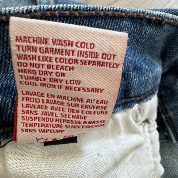 Revice Denim USA destroyed distressed Medium wash Jeans Size 32 - Picture 6 of 9